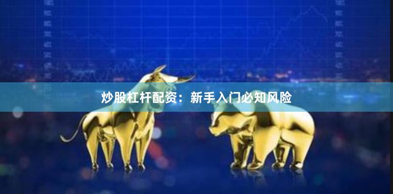 炒股杠杆配资：新手入门必知风险
